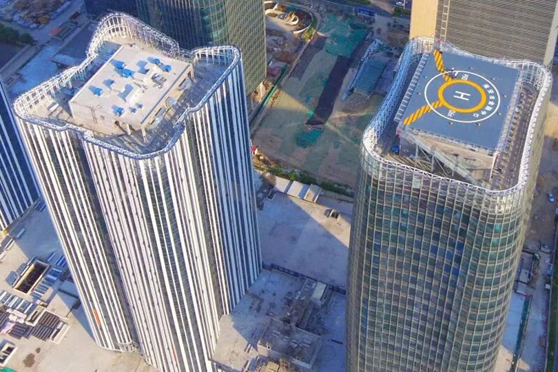 淮安金融中心屋頂停機坪